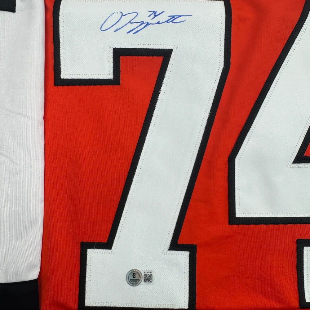 Autographed/Signed Owen Tippett Philadelphia Orange Hockey Jersey Beckett BAS COA (ONLINE ORDER ONLY)