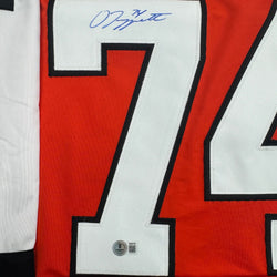 Autographed/Signed Owen Tippett Philadelphia Orange Hockey Jersey Beckett BAS COA (ONLINE ORDER ONLY)