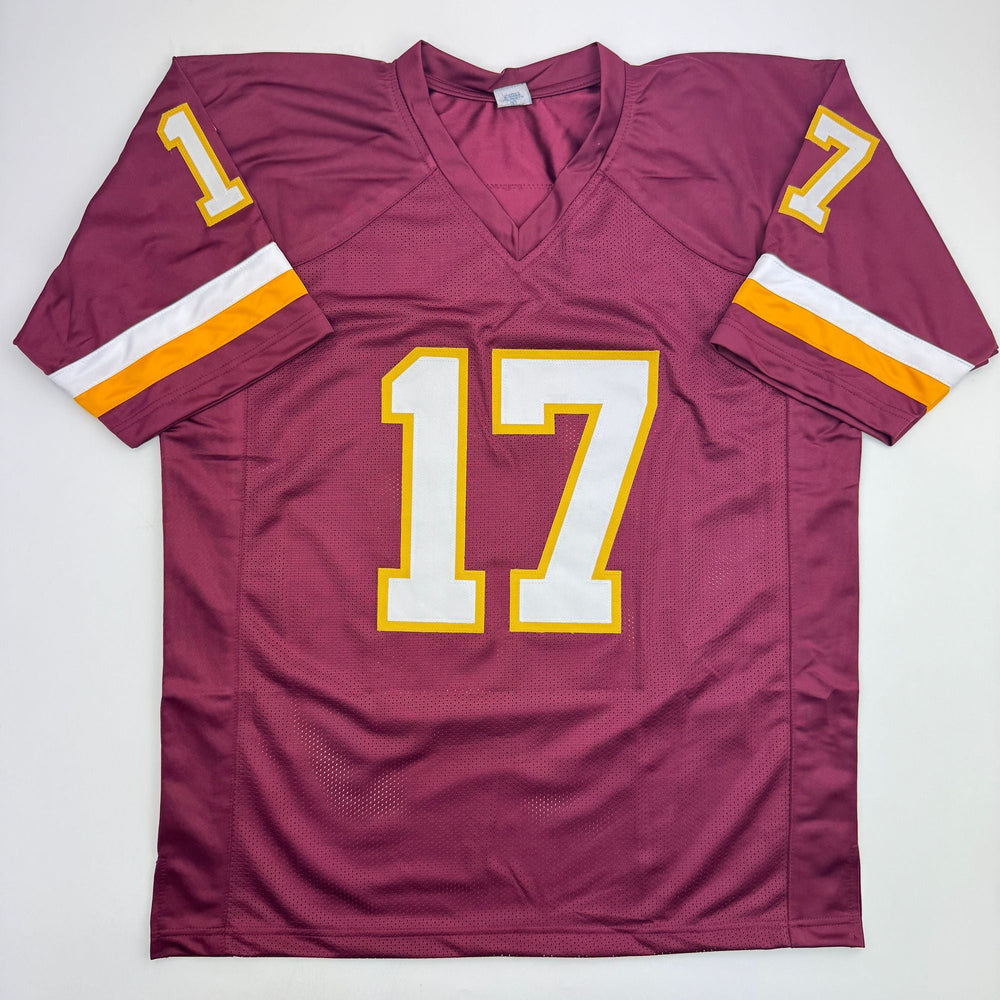 Autographed/Signed Doug Williams SB XXII MVP Washington Maroon Football Jersey Beckett BAS COA (ONLINE ORDER ONLY)