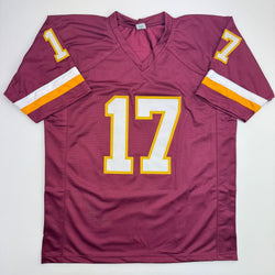 Autographed/Signed Doug Williams SB XXII MVP Washington Maroon Football Jersey Beckett BAS COA (ONLINE ORDER ONLY)