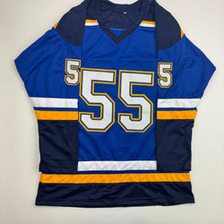 Autographed/Signed Colton Parayko St. Louis Blue Hockey Jersey Beckett BAS COA (ONLINE ORDER ONLY)