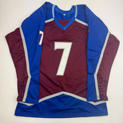 Autographed/Signed Devon Toews Colorado Maroon Hockey Jersey Beckett BAS COA (ONLINE ORDER ONLY)