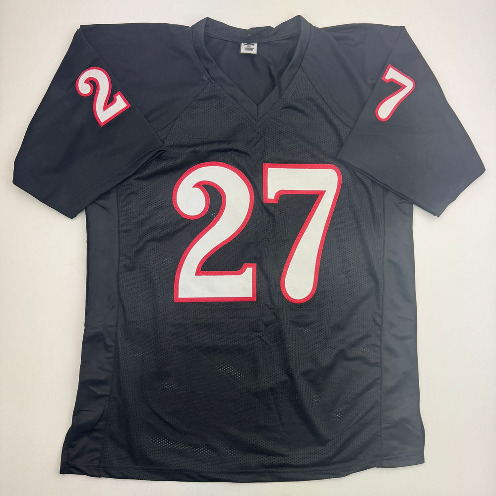 Autographed/Signed Wes Welker Texas Tech Black College Football Jersey JSA COA (ONLINE ORDER ONLY)