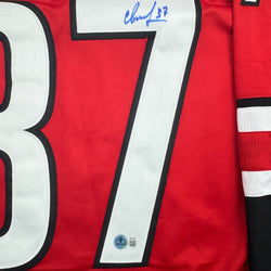 Autographed/Signed Andrei Svechnikov Carolina Red Hockey Jersey Beckett BAS COA (ONLINE ORDER ONLY)