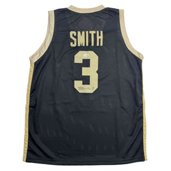 Autographed/Signed Braden Smith Purdue Black College Basketball Jersey JSA COA