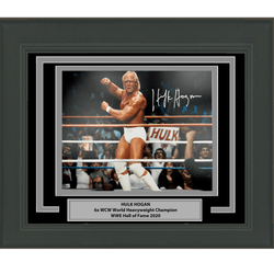 Framed Autographed/Signed Hulk Hogan 16x20 WWE WWF Hulkamania Wrestling Photo Beckett BAS COA #9