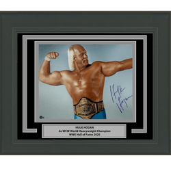 Framed Autographed/Signed Hulk Hogan 16x20 WWE WWF Hulkamania Wrestling Photo Beckett BAS COA #7