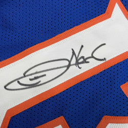 Autographed/Signed Joakim Noah Florida Blue College Basketball Jersey Beckett BAS COA