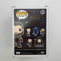 Autographed/Signed Kit Harington Jon Snow #61 Game of Thrones Funko Pop TV Television Figurine Toy Beckett BAS COA