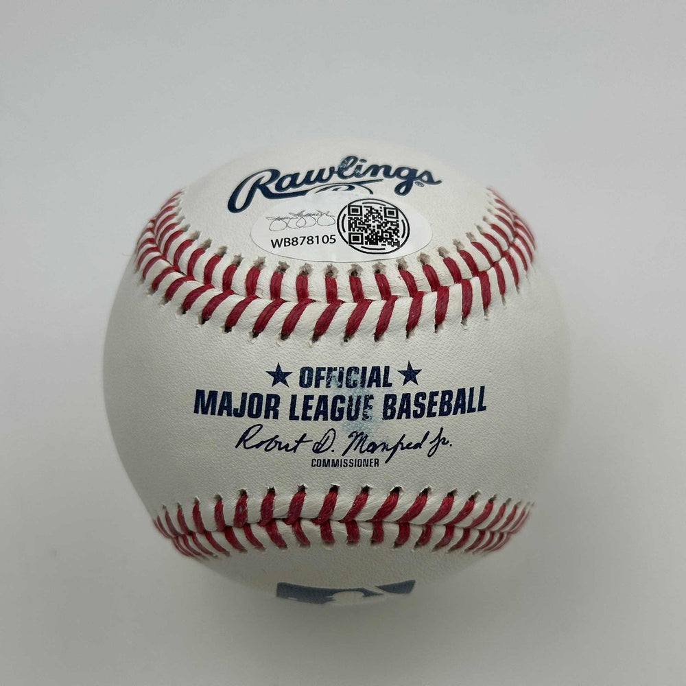 Autographed/Signed Jim Palmer Rawlings Official Major League Baseball ROML JSA COA