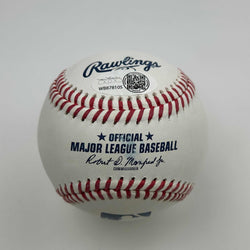 Autographed/Signed Jim Palmer Rawlings Official Major League Baseball ROML JSA COA