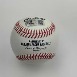 Autographed/Signed Andre Dawson Rawlings Official Major League Baseball ROML Beckett BAS COA