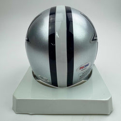 Autographed/Signed Herschel Walker Dallas Cowboys Mini Football Helmet PSA COA