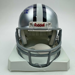 Autographed/Signed Herschel Walker Dallas Cowboys Mini Football Helmet PSA COA