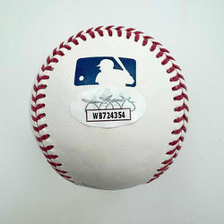 Autographed/Signed Jose Reyes "4x All-Star" Rawlings Official Major League ROML Baseball JSA COA