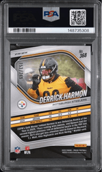 Graded 2205 Panini Prizm Derrick Harmon #368 Orange Prizm /249 Rookie RC Football Card PSA 10 Gem Mint
