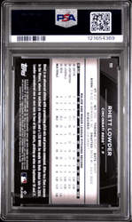 Graded 2025 Topps Chrome Black Rhett Lowder #111 Rookie RC Baseball Card PSA 10 Gem Mint