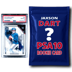 Jaxson Dart PSA 10 Graded Football Rookie Card Mystery Pack