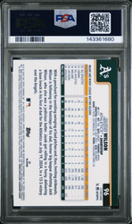 Graded 2025 Topps Chrome L/E Jacob Wilson #96 Variation Rookie RC Baseball Card PSA 10 Gem Mint