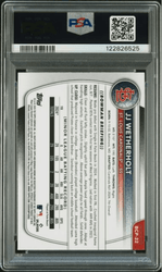 Graded 2025 Topps Bowman Mega Box JJ Wetherholt #22 Prospects Rookie RC Baseball Card PSA 10 Gem Mint