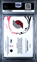 Graded 2025 Topps Yang Hansen #GN16 Generation Now Rookie RC Basketball Card PSA 10 Gem Mint