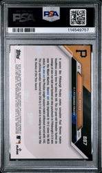 Graded 2024 Topps Now Paul Skenes #667 Sets Pirates Single Season Rookie Ks Record Rookie RC Baseball Card PSA 10 Gem Mint