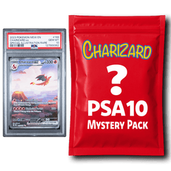 Charizard PSA 10 Graded PKM Card Mystery Pack Trading Card Game