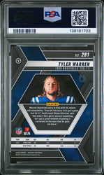 Graded 2025 Mosaic Tyler Warren #281 Variation Rookie RC Football Card PSA 10 Gem Mint