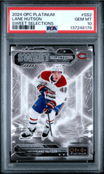 Graded 2024 O-Pee-Chee Platinum Lane Hutson #SS2 Sweet Selections Rookie RC Hockey Card PSA 10 Gem Mint