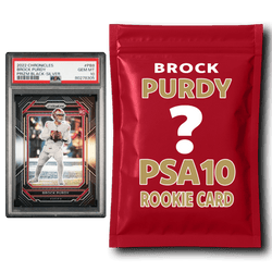 Brock Purdy PSA 10 Graded Football Rookie Card Mystery Pack