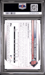 Graded 2025 Topps Bowman Thomas Saggese #57 Rookie RC Baseball Card PSA 10 Gem Mint