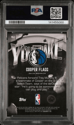 Graded 2025 Topps Chrome Cooper Flagg #YQ1 Youthquake Rookie RC Basketball Card PSA 10 Gem Mint