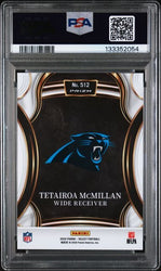 Graded 2024 Panini Select Tetairoa McMillan #512 XRC Rookie RC Football Card PSA 10 Gem Mint