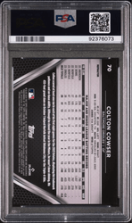 Graded 2024 Topps Chrome Black Colton Cowser #70 Refractor /199 Rookie RC Baseball Card PSA 10 Gem Mint