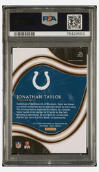 Graded 2020 Panini Select Jonathan Taylor #353 Rookie RC Football Card PSA 10 Gem Mint