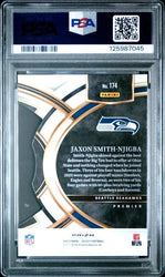 Graded 2023 Panini Select Jaxon Smith-Njigba #174 Die Cut Silver Prizm Rookie RC Football Card PSA 10 Gem Mint