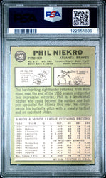 Graded 1967 Topps Phil Niekro #456 Baseball Card PSA 4 Very Good