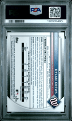 Graded 2025 Topps Bowman Mega Box Dylan Crews #42 Purple Refractor /250 Rookie RC Baseball Card PSA 10 Gem Mint
