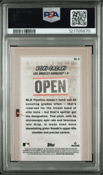 Graded 2025 Topps Bowman Roki Sasaki #HS9 Hobby Stars Rookie RC Baseball Card PSA 10 Gem Mint