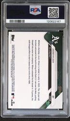 Graded 2025 Topps Now Jacob Wilson #61 Black Foil /10 Rookie RC Baseball Card PSA 9 Mint