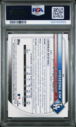 Graded 2025 Topps Bowman Mega Box Hyeseong Kim #91 Rookie RC Baseball Card PSA 10 Gem Mint