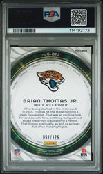 Graded 2024 Panini Spectra Brian Thomas Jr #GBTJ Gamma Rookie RC Football Card PSA 10 Gem Mint