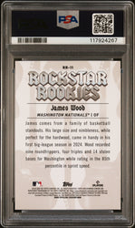 Graded 2025 Topps Bowman James Wood #RR11 Rockstar Rookies Rookie RC Baseball Card PSA 10 Gem Mint