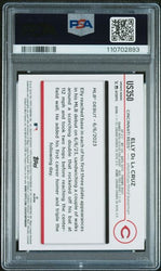 Graded 2024 Topps Update Elly De La Cruz #US350 Rookie RC Baseball Card PSA 10 Gem Mint