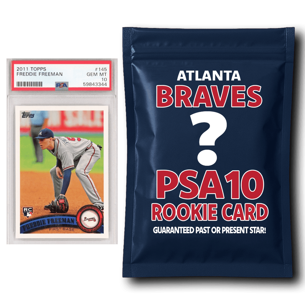 Atlanta Braves PSA 10 Graded Rookie Card Mystery Pack