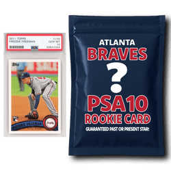 Atlanta Braves PSA 10 Graded Rookie Card Mystery Pack