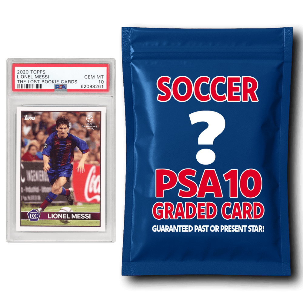 Soccer PSA 10 Graded Card Mystery Pack