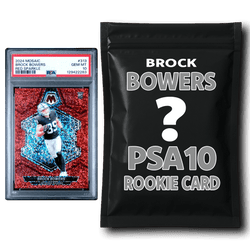 Brock Bowers PSA 10 Graded Football Rookie Card Mystery Pack