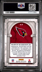 Graded 2024 Panini Zenith Marvin Harrison Jr #5 Z Marquee Rookie RC Football Card PSA 10 Gem Mint