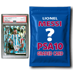 Lionel Messi PSA 10 Graded Card Mystery Pack